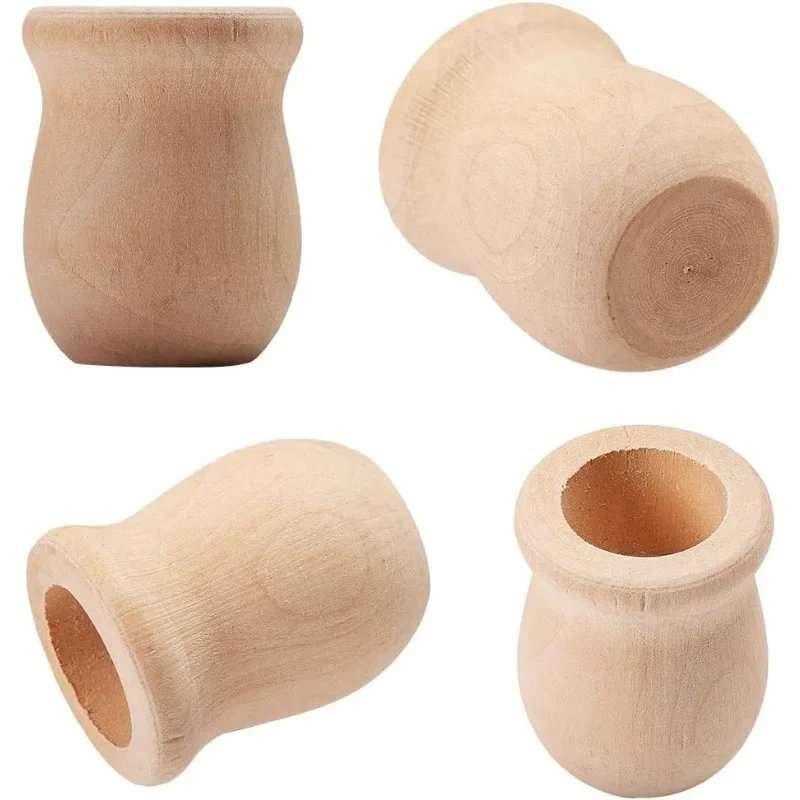 미완성 빈 나무 꽃병 꽃병 양초 컵, 수제 천연 꽃 용 - Florist Supply Vases 리뷰 및 가격