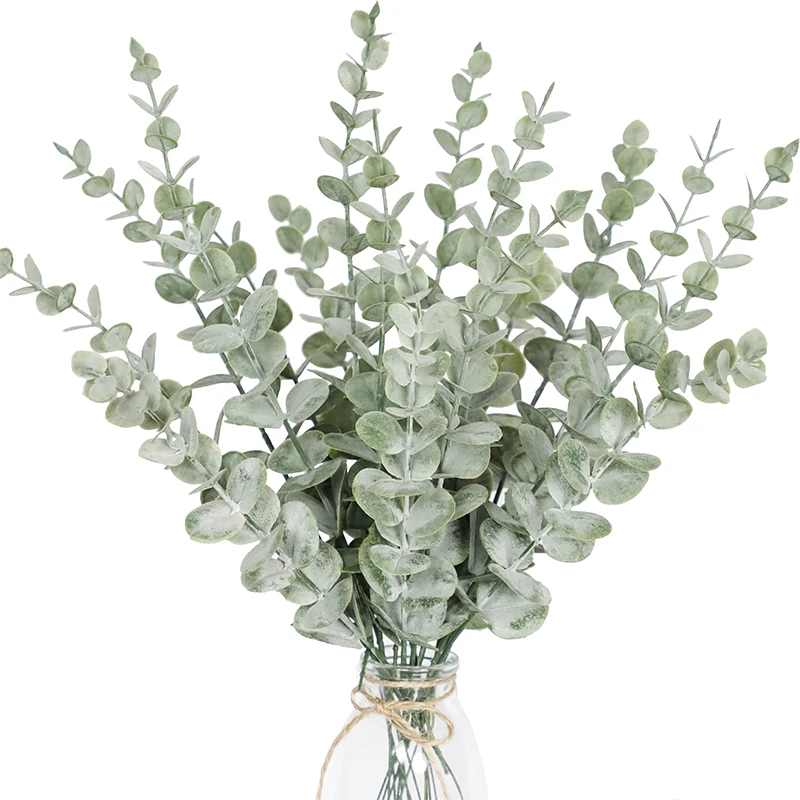 10pcs 38cm 유칼립투스 줄기 인공 유칼립투스 잎 - Florist Supply Bulk 리뷰 및 가격