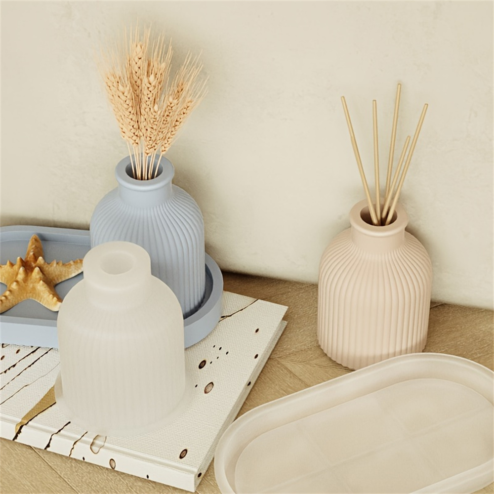 1/2pcs 꽃병 트레이 실리콘 몰드, 타원형 코스터  - Florist Supply Vases 리뷰 및 가격