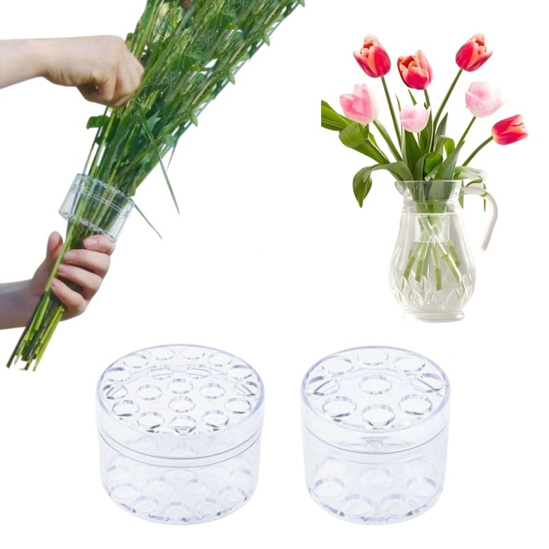 나선형 줄기 홀더 튼튼한 명확한 꽃꽂이 홀더 DIY 꽃 - Florist Supply Bulk 리뷰 및 가격