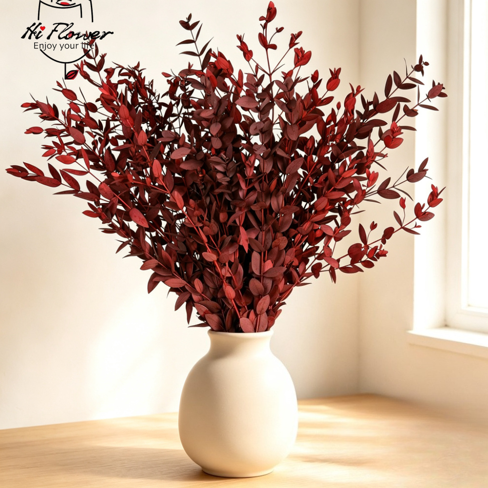 자연 건조 꽃 유칼립투스 꽃다발 보헤미안 화병 장식 홈 - Florist Supply Vases 리뷰 및 가격